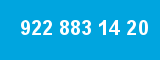922 883 14 20